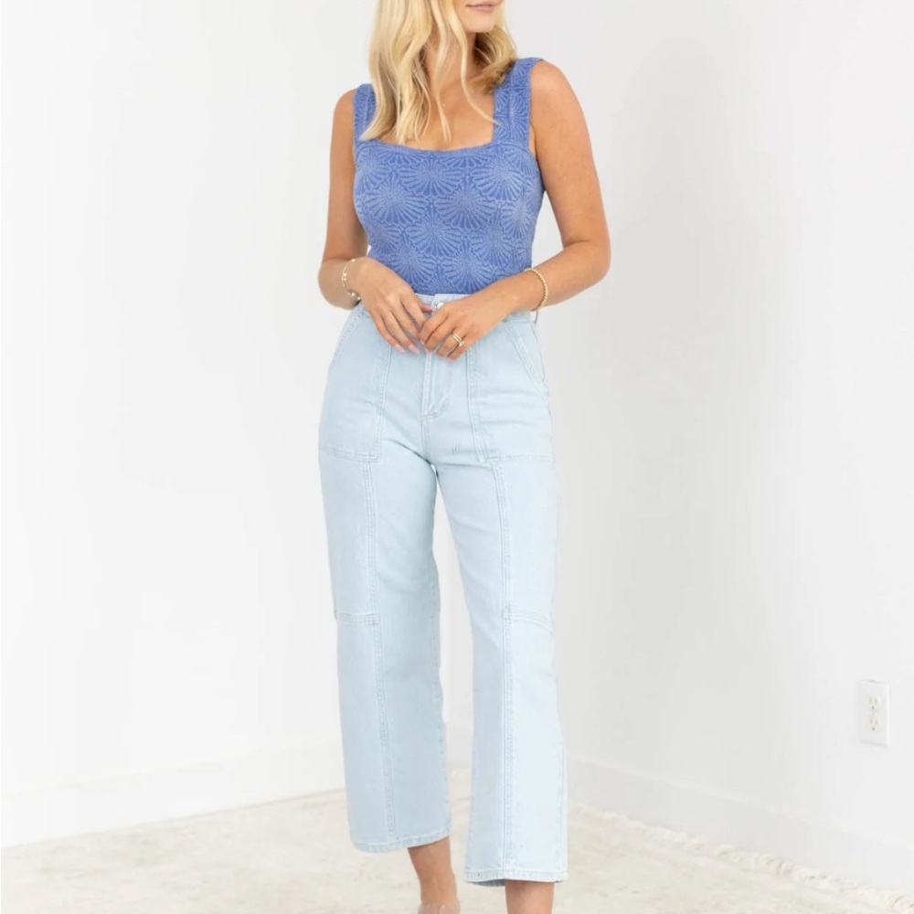 Rails Light Blue Straight Leg Jeans